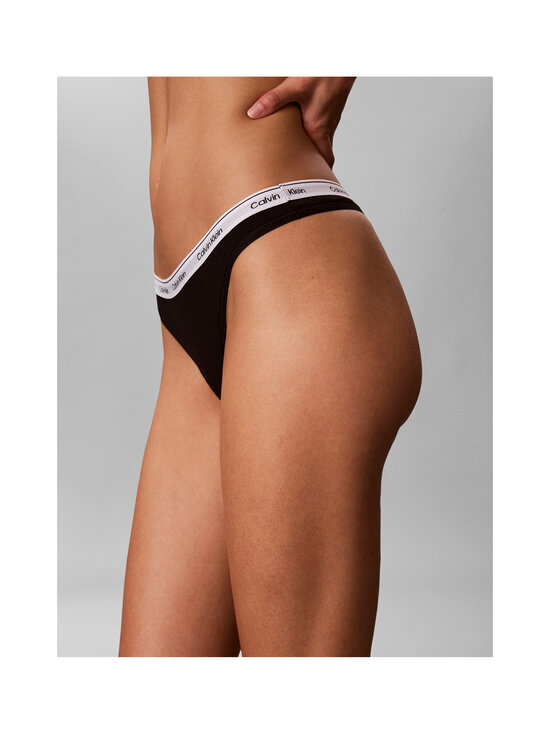 Calvin Klein Underwear Plus - Thong-alushousut 5-pack - H0T BLACK/CLASSIC WHITE/TRIPLE STRIPE S | Stockmann - photo 5