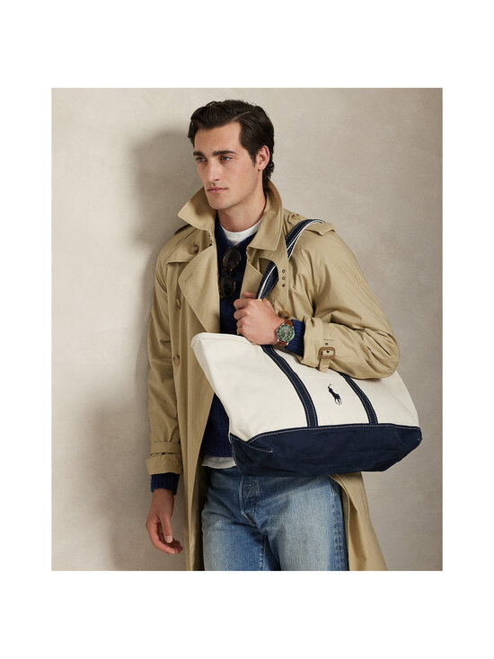Polo Ralph Lauren - Tote Medium -laukku - CREAM/NAVY | Stockmann - photo 6