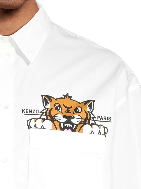 Kenzo - Happy Tiger Casual -kauluspaita - WHITE - photo 4 Kenzo - Happy Tiger Casual -kauluspaita - WHITE | Stockmann - photo 4