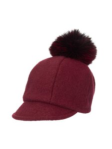 KN Kati Niemi - Saaga-villalippalakki tupsulla - 1 BURGUNDY | Stockmann