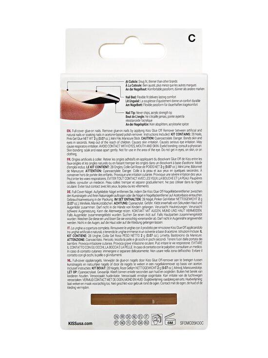 kiss - Salon Acrylic French Catchy -tekokynnet - NOCOL | Stockmann - photo 2