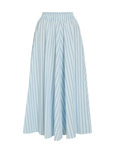 Vila - ViValencia High Waist -nilkkapituinen hame - NANTUCKET BREEZE STRIPES:SNOW WHITE/NAVY BLAZER | Stockmann
