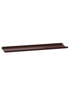 String Furniture - String System -metallihylly tummanruskea 78 x 20 cm - BROWN | Stockmann