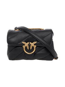 Pinko - Love Puff Mini ādas soma - Z99Q BLACK-ANTIQUE GOLD Pinko - Love Puff Mini ādas soma - Z99Q BLACK-ANTIQUE GOLD | Stockmann