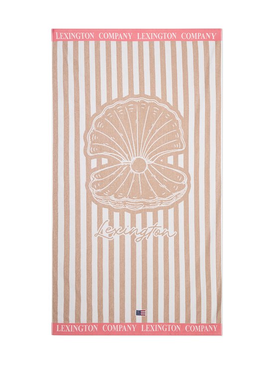 Lexington - Summer Cotton Velour -rantapyyhe - 2603 BEIGE/WHITE/PINK | Stockmann - photo 1