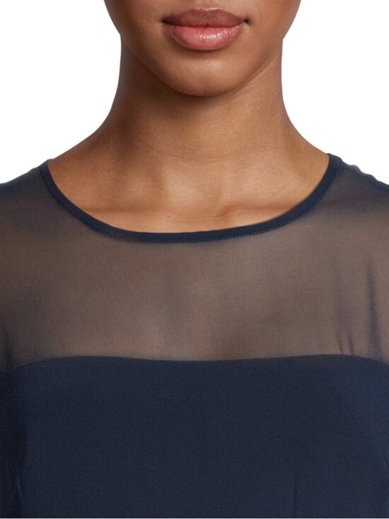 Lauren Ralph Lauren - Mekko läpikuultavilla hihoilla - 002 LAUREN NAVY | Stockmann - photo 4