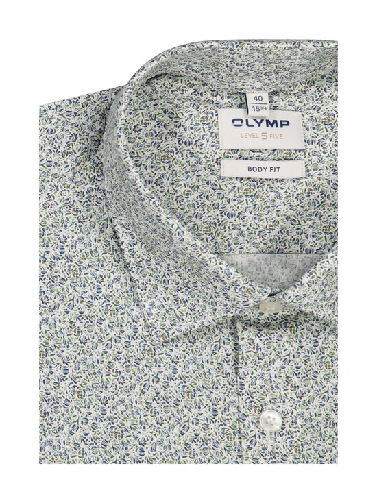 Olymp - Body Fit Extra Long Sleeve Small Flower krekls ar apkakli un pagarinātām piedurknēm - 40 HELLGRÜN | Stockmann - photo 2