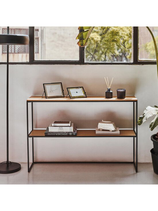 Kave Home - Yoana-sivupöytä - MUSTA,TAMMI | Stockmann - photo 2