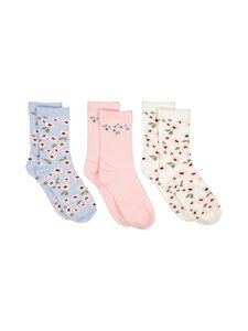 Bogi - Jill zeķes 3-pāri - BLUE/PINK/WHITE FLOWERS | Stockmann