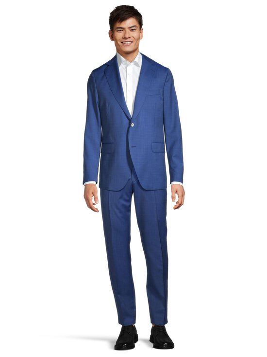 Oscar Jacobson - Denz Slim Fit -housut - 237 BLUE PRINT | Stockmann - photo 3