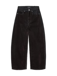 Allsaints - Helena Flocked Velvet džinsi - COCOA BROWN | Stockmann