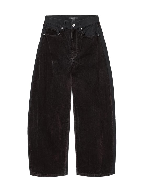 Allsaints - Helena Flocked Velvet džinsi - COCOA BROWN | Stockmann - photo 1