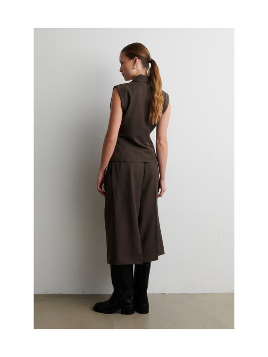 SECOND FEMALE - Riese-culottehousut - 6146 DARK BROWN MELANGE | Stockmann - photo 3