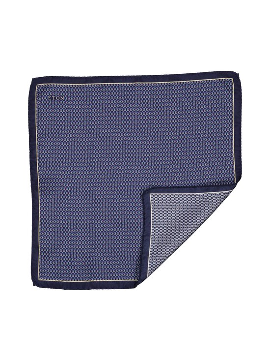 Eton - Geometric-silkkitaskuliina - 28 NAVY BLUE | Stockmann - photo 2