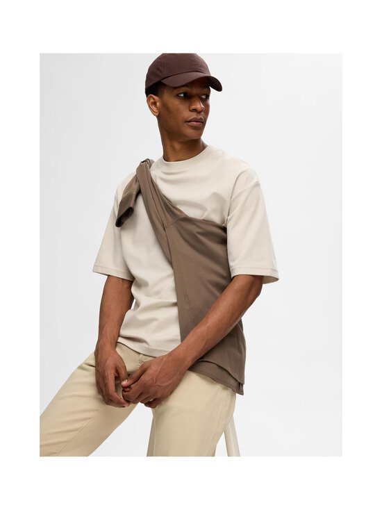 Selected - SlhLoose Oscar T-paita - OATMEAL - photo 5 Selected - SlhLoose Oscar T-paita - OATMEAL | Stockmann - photo 5