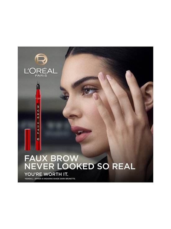 L'Oréal Paris - Infaillible Faux Brow Pen - kulmakynä - 393 SOFT BLACK | Stockmann - photo 3