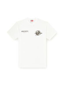 Diesel - Boxy Print t-paita - OFF WHITE 141 | Stockmann