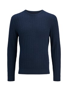 Jack & Jones - JjeEmil pīnīšu adījuma džemperis - NAVY BLAZER Jack & Jones - JjeEmil pīnīšu adījuma džemperis - NAVY BLAZER | Stockmann