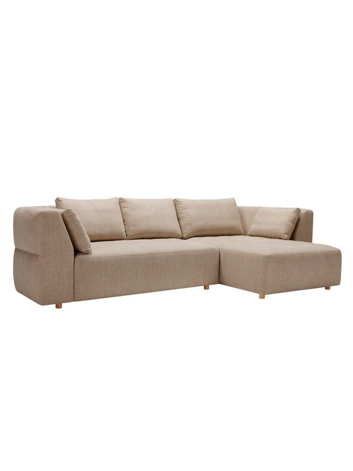 Cleo-sohva oikea caleido stampato -kangas beige