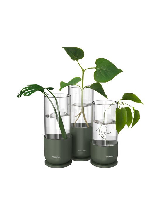 Fiskars - Plant Care -kasvatuslasit 3 kpl - CLEAR (GREEN) | Stockmann - photo 4