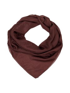 A+more - Aura zīda lakats 100 x 100 cm - DARK BROWN | Stockmann