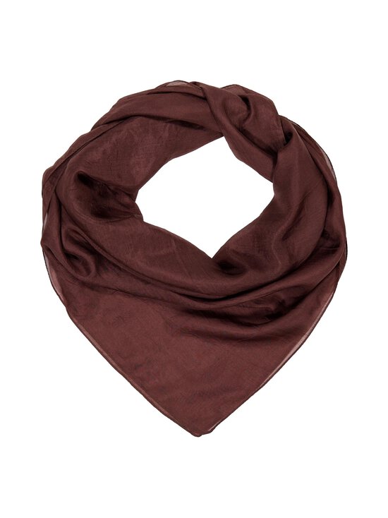 A+more - Aura zīda lakats 100 x 100 cm - DARK BROWN | Stockmann - photo 1