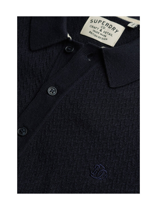 Superdry - Polosärk Knitted Texture - K9T CLASSIC NAVY STAG | Stockmann - photo 2
