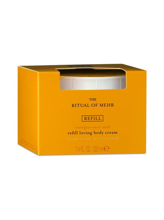 The Ritual of Mehr Body Cream Refill -vartalovoide, täyttöpakkaus 220 ml