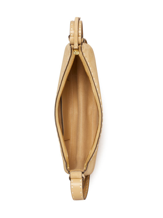 Tory Burch - Romy Suede Pick Stitch Half Moon rokassoma - BUTTER | Stockmann - photo 4