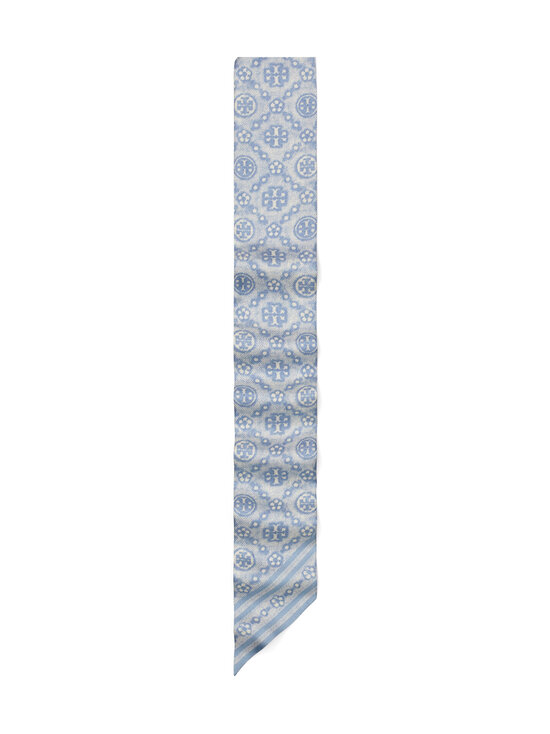 Tory Burch - T Monogram Floral Ribbon Tie -huivi - BLUE | Stockmann - photo 1