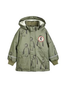 Mini Rodini - Penguin-parkatakki - GREEN Mini Rodini - Penguin-parkatakki - GREEN | Stockmann