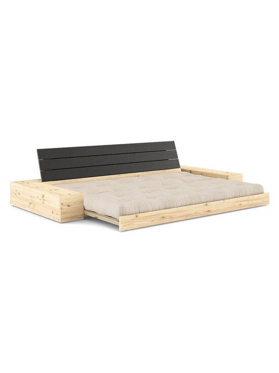 Karup - Base-futonsohva laatikoilla beige/musta L 244 cm - BEIGE | Stockmann - photo 2