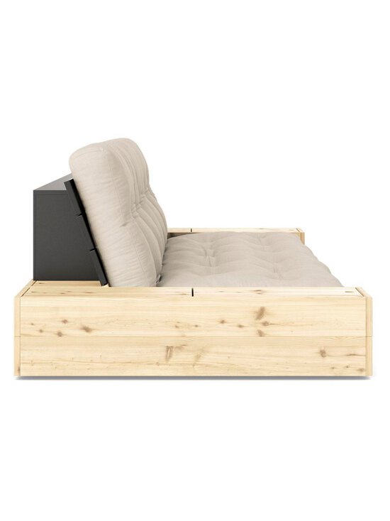 Karup - Base-futonsohva laatikoilla beige/musta L 244 cm - BEIGE | Stockmann - photo 3