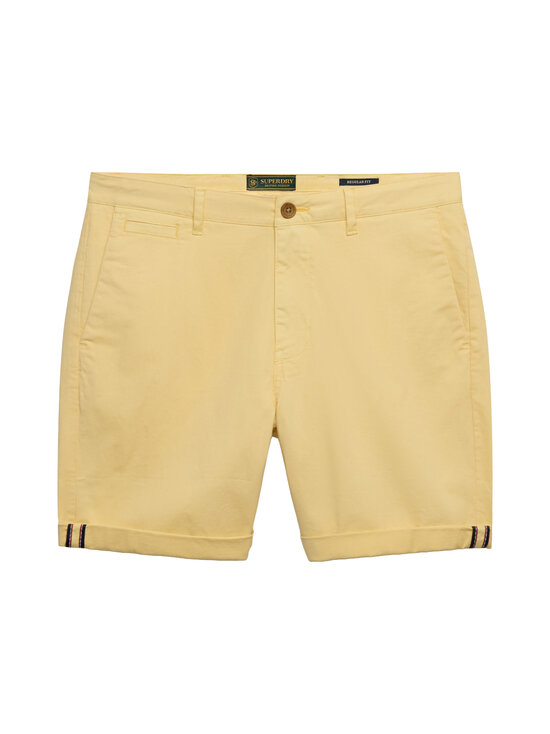 Superdry - Premium Regular Chino -shortsit - QBF WASHED YELLOW | Stockmann - photo 1