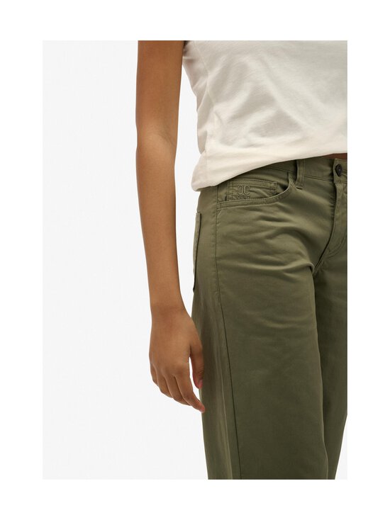 Superdry - Mid Rise Baggy -chinohousut - 8MI DUSTY OLIVE GREEN | Stockmann - photo 4