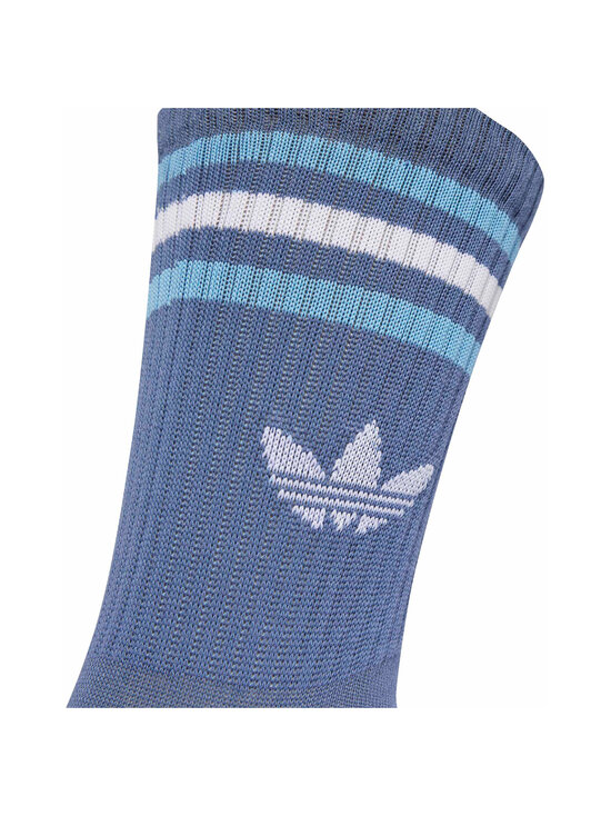 adidas Originals - 3 Stripes Crew zeķes 3 pāru komplekts - KR5155 VICBLU/WHITE/WHITE | Stockmann - photo 4