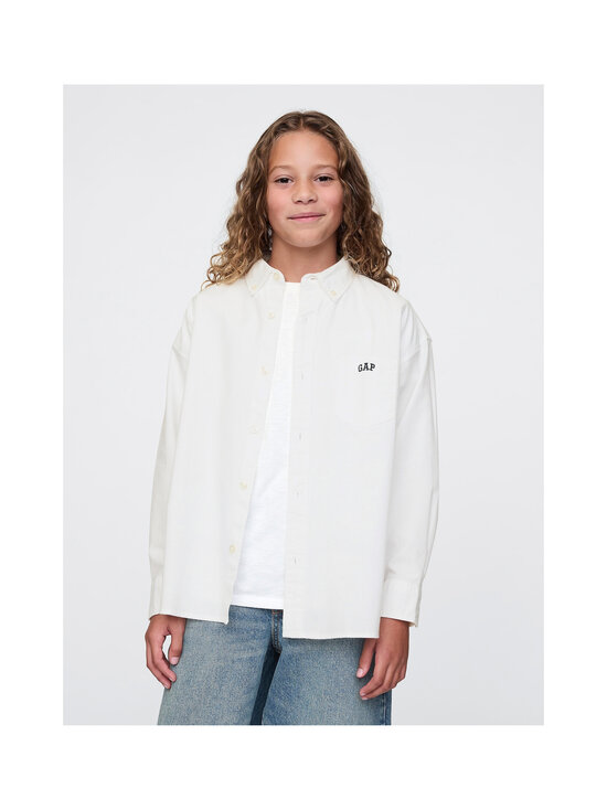 GAP - Logo Oxford Oversized Fit krekls ar apkakli - OPTIC WHITE | Stockmann - photo 2
