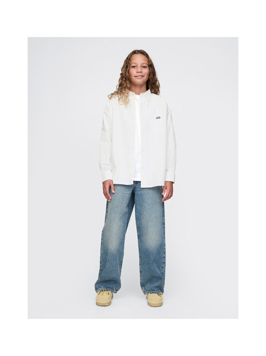 GAP - Logo Oxford Oversized Fit krekls ar apkakli - OPTIC WHITE | Stockmann - photo 3
