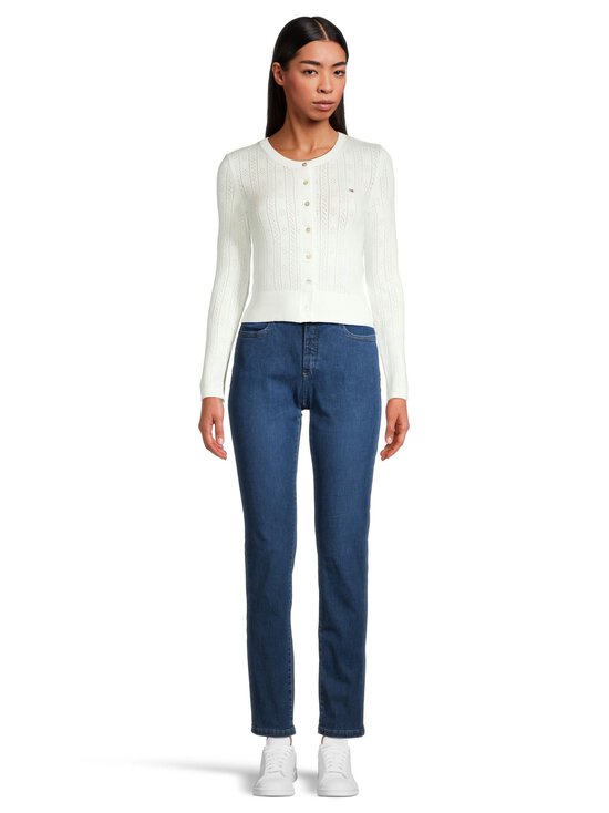 Tommy Jeans - TJW Pointelle -neuletakki - YBL ECRU - photo 2 Tommy Jeans - TJW Pointelle -neuletakki - YBL ECRU | Stockmann - photo 2
