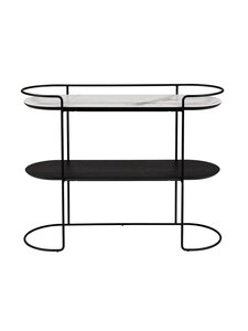 Calligaris - Atollo-konsolipöytä - MUSTA,VALKOINEN | Stockmann