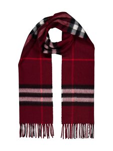 Burberry - Giant Check -kashmirhuivi - A1308 OXBLOOD | Stockmann