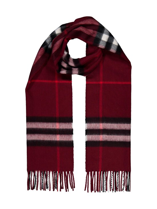 Burberry - Giant Check -kashmirhuivi - A1308 OXBLOOD | Stockmann - photo 1