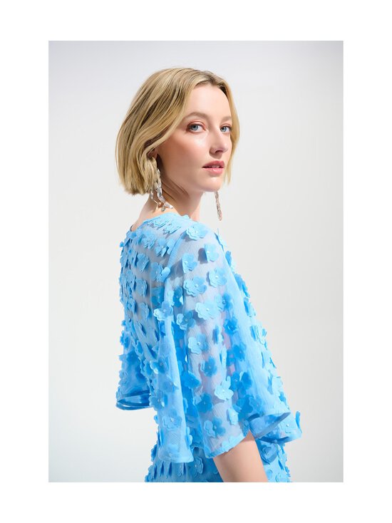 Joseph Ribkoff - Embroidered Chiffon Fit And Flare 3D -mekko - 4373 SKY BLUE | Stockmann - photo 4