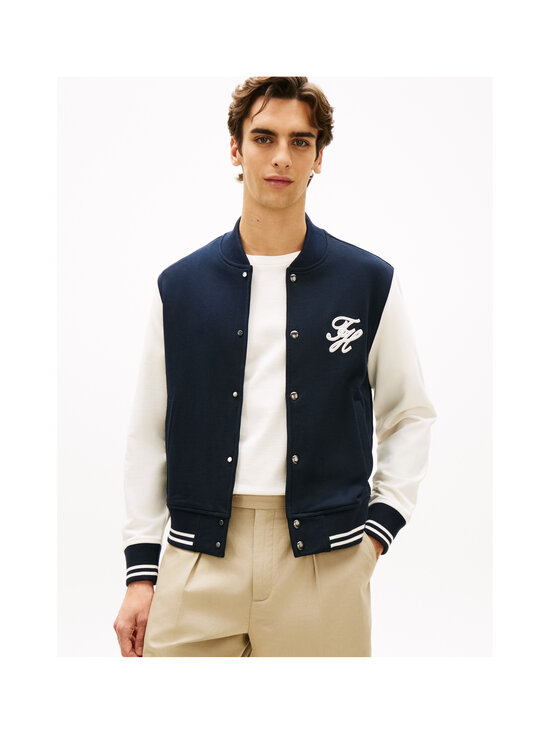 Tommy Hilfiger - Script Colorblock Bomber -takki - DW5 DESERT SKY | Stockmann - photo 5
