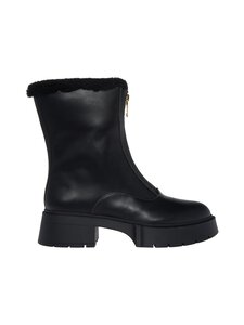 Coach - Leah Platform Shearling Zip -nahkanilkkurit - 002 BLACK | Stockmann