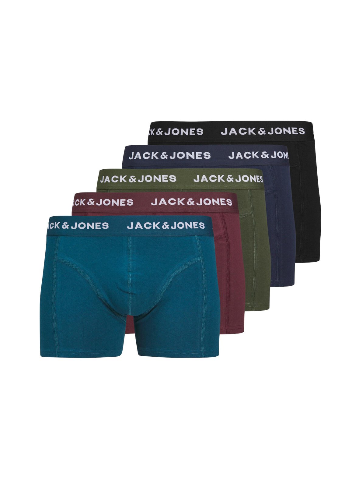 JACK & JONES Jacteo solid -bokserit 5-pack