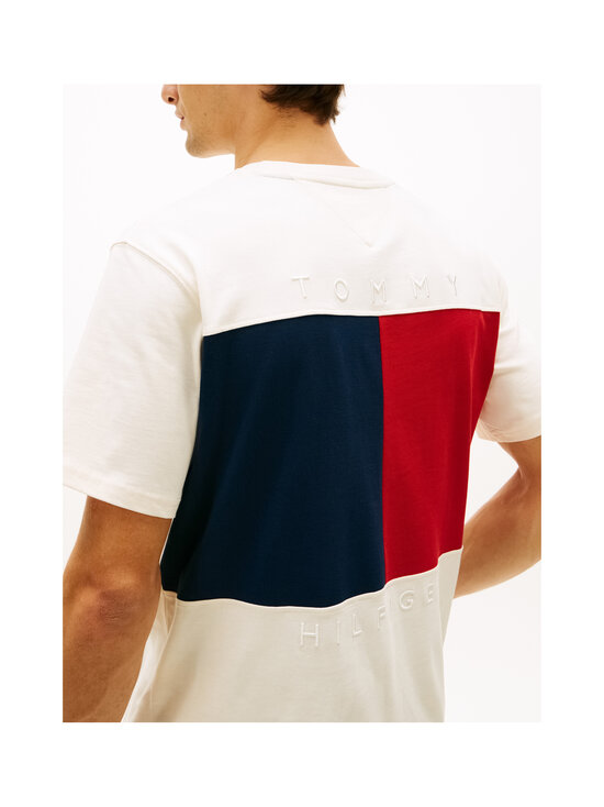Tommy Hilfiger - Flag t-paita - Z00 IVORY PETAL | Stockmann - photo 4