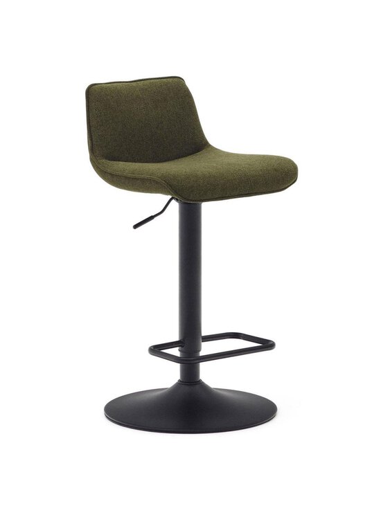 Kave Home - Zenda-baarituoli - MUSTA,VIHREÄ | Stockmann - photo 1