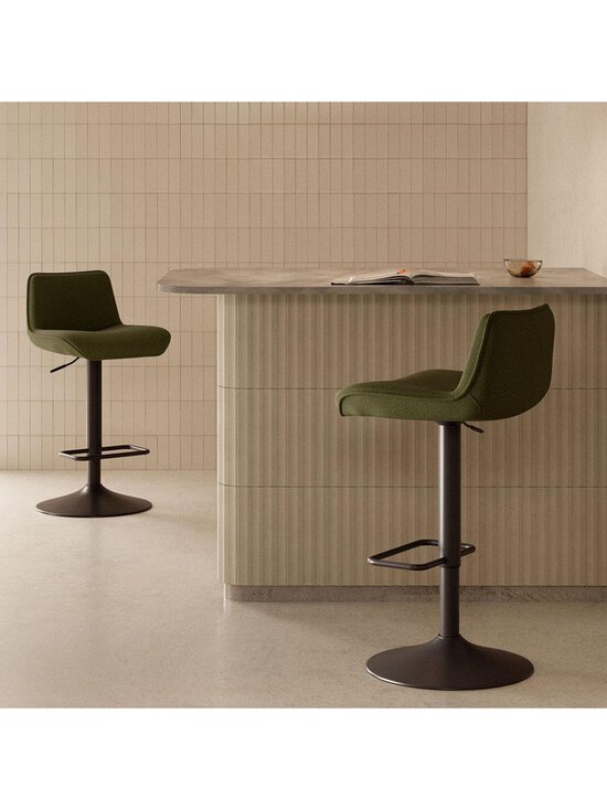 Kave Home - Zenda-baarituoli - MUSTA,VIHREÄ | Stockmann - photo 6