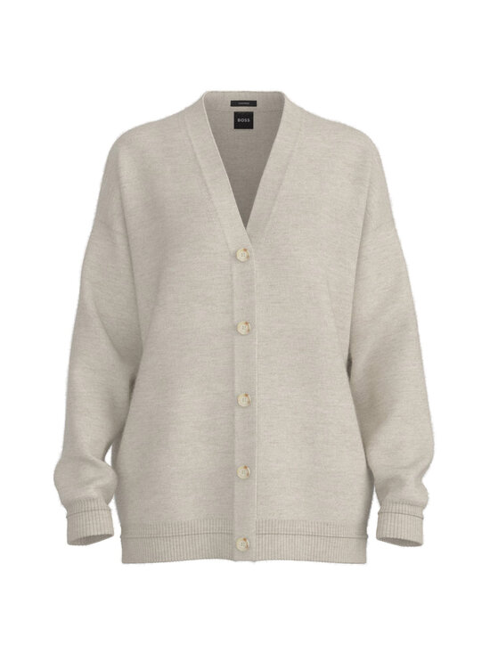BOSS - Falanas-neuletakki - 116 OPEN WHITE | Stockmann - photo 1